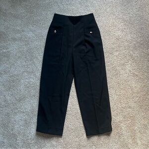 Sandro Black Textured Fabric